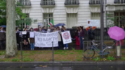 Paris « pour une Russie libre »: rapport de manifestation