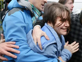 La seule des Pussy Riot. Un an plus tard