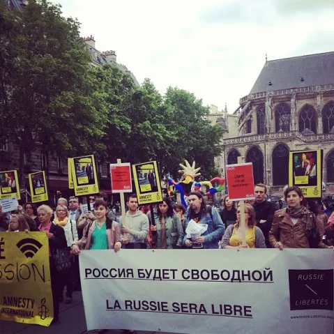 Rassemblement  Liberté pour les prisonniers d’opinion en Russie !  à Paris