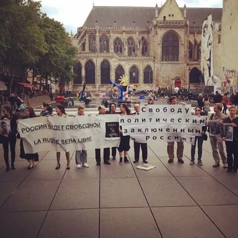 Photos : Rassemblement  Libérez les prisonniers politiques en Russie ! , 6 mai 2014, Paris