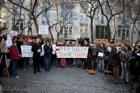 Il y a 3 ans : mobilisation  Pour des élections justes en Russie 