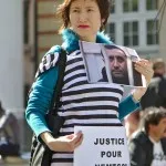 Olga Nikolaeva, secrétaire de Russie-Libertés. Photo : Pierre Raimbault.