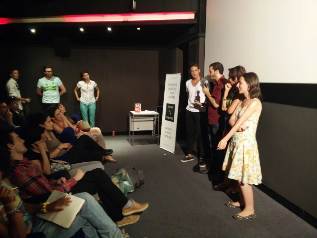 Retour sur la projection de STAND et débat avec Elena Kostiuchenko.