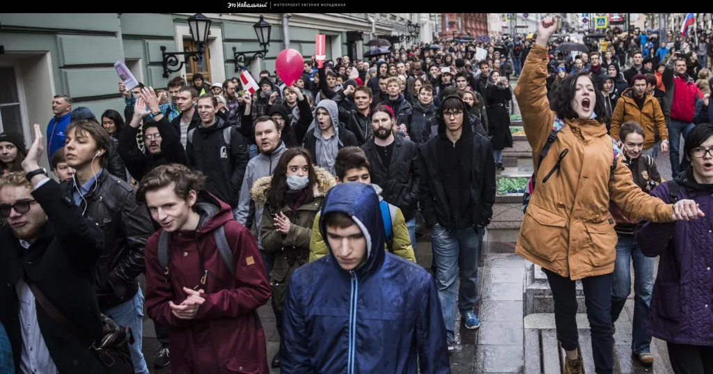 Des milliers de Russes ont manifesté hier pour avoir le choix en 2018.