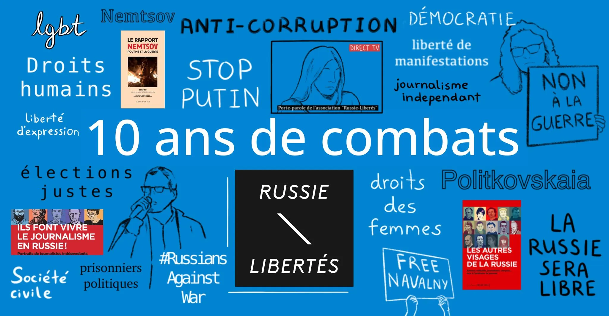 Russie-Libertés : 10 ans de combats !