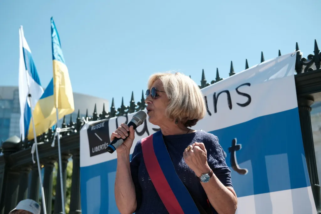 Geneviève Garrigos, conseillère de la ville de Paris et ex présidente d'Amnesty International France (photo : Philippe Lecourtier)