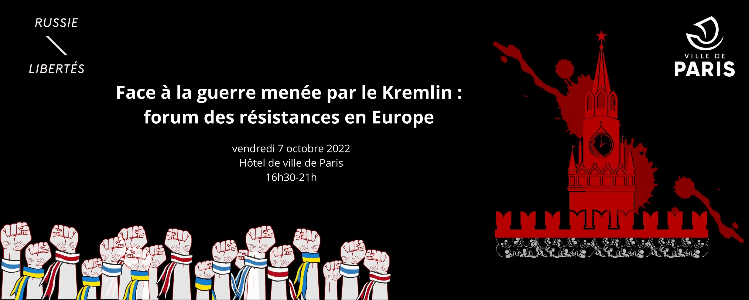 Face à la guerre menée par le Kremlin : forum des résistances en Europe