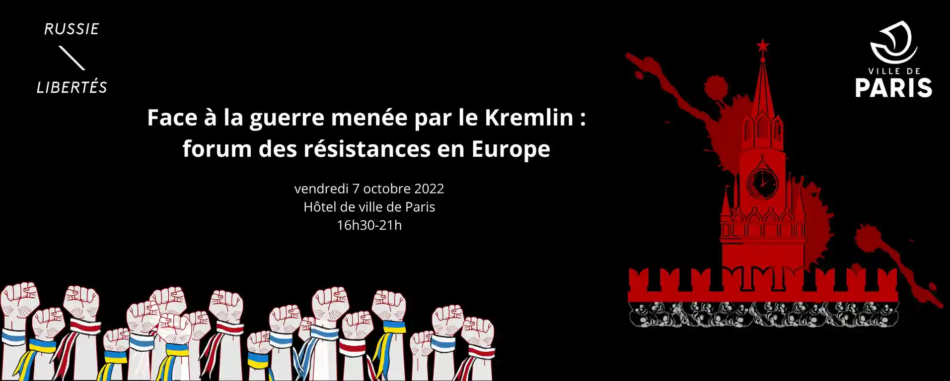 Face à la guerre menée par le Kremlin : forum des résistances en Europe