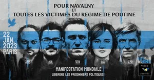 MANIFESTATION EN SOUTIEN A NAVALNY ET TOUTES LES VICTIMES DU REGIME POUTINIEN