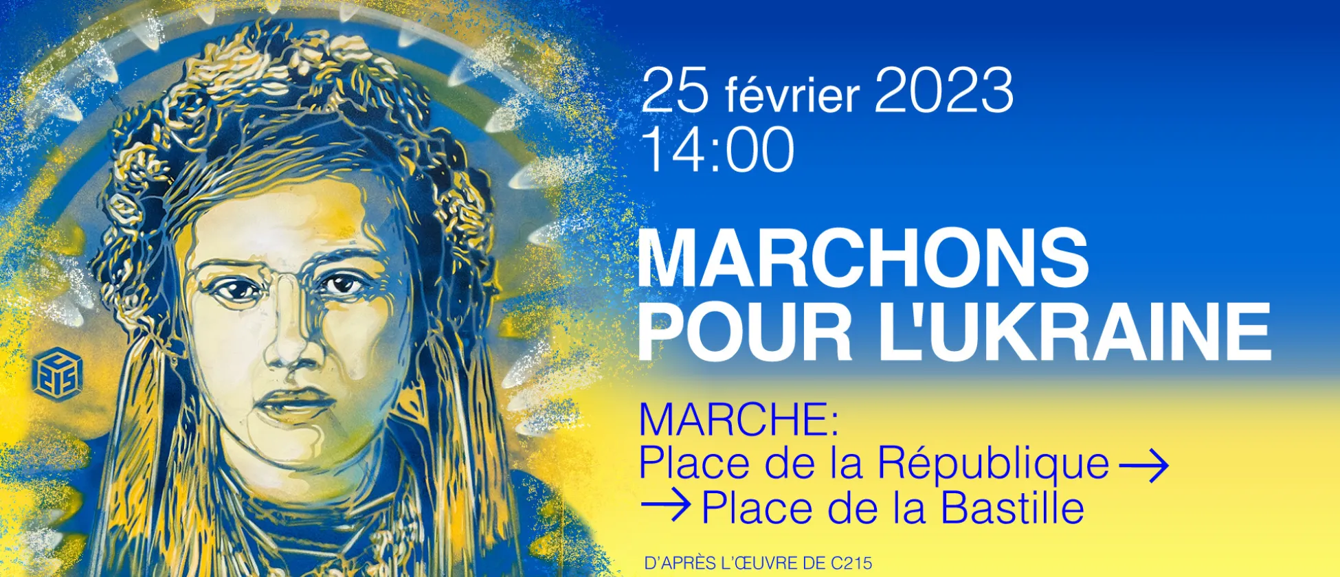 MARCHONS POUR L'UKRAINE - UN AN DE GUERRE EN EUROPE