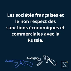 Les sociétés françaises et le non respect des sanctions économiques et commerciales avec la Russie