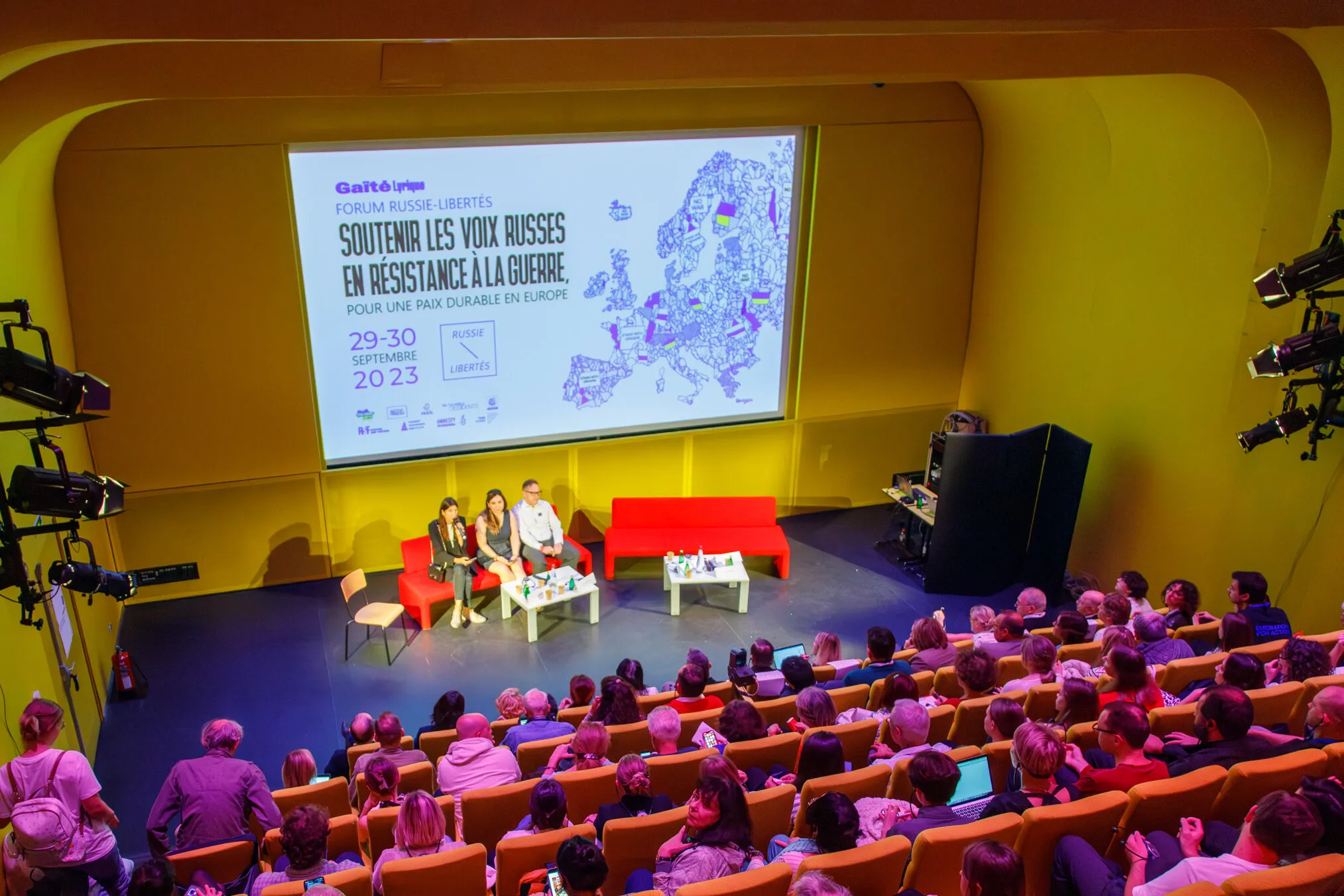 Conférences à la Gaîté Lyrique - photos Nikita Mouraviev