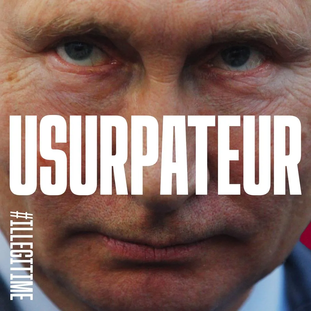 Campagne : Poutine illégitime