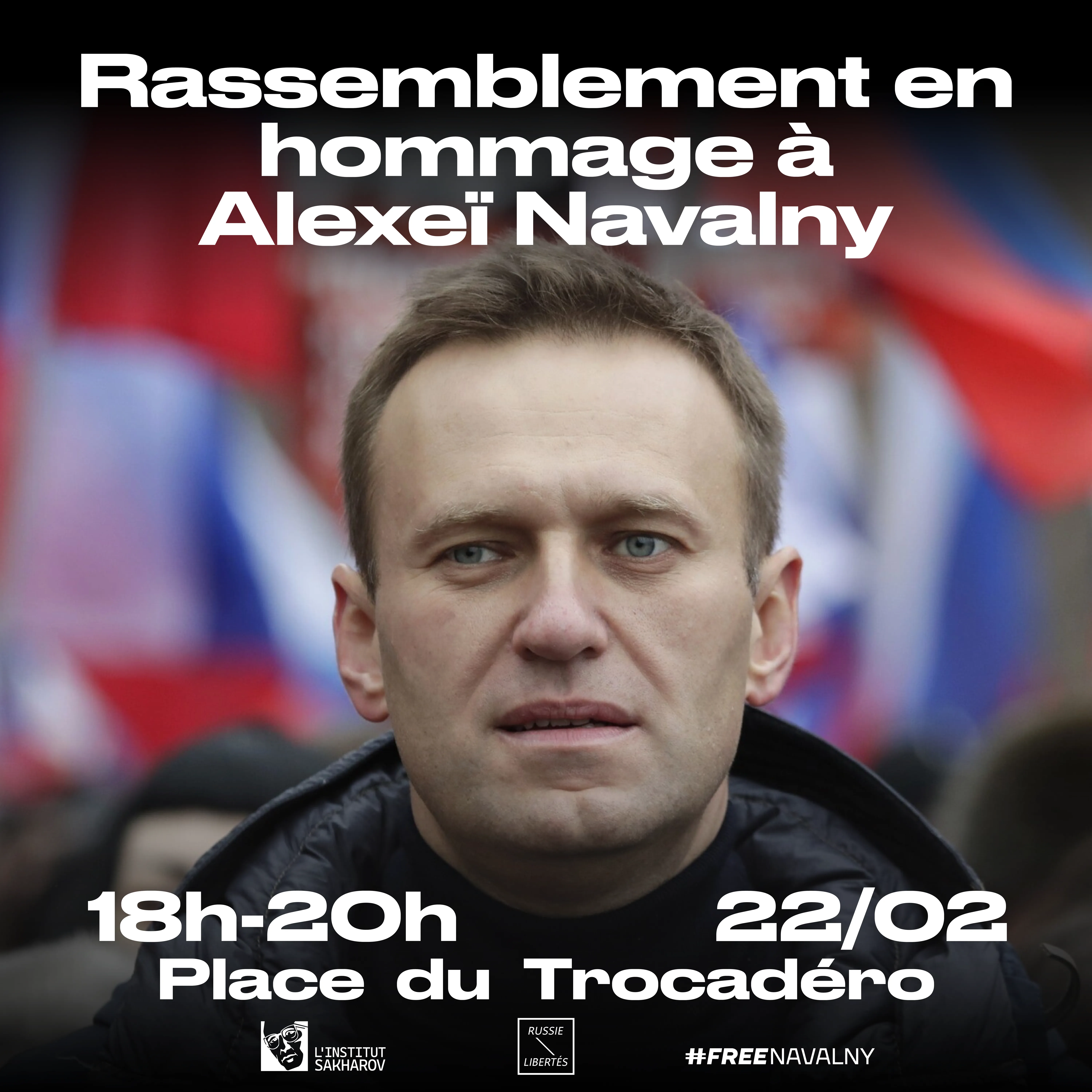 Manifestation en hommage à Alexeï Navalny