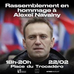 Manifestation en hommage à Alexeï Navalny