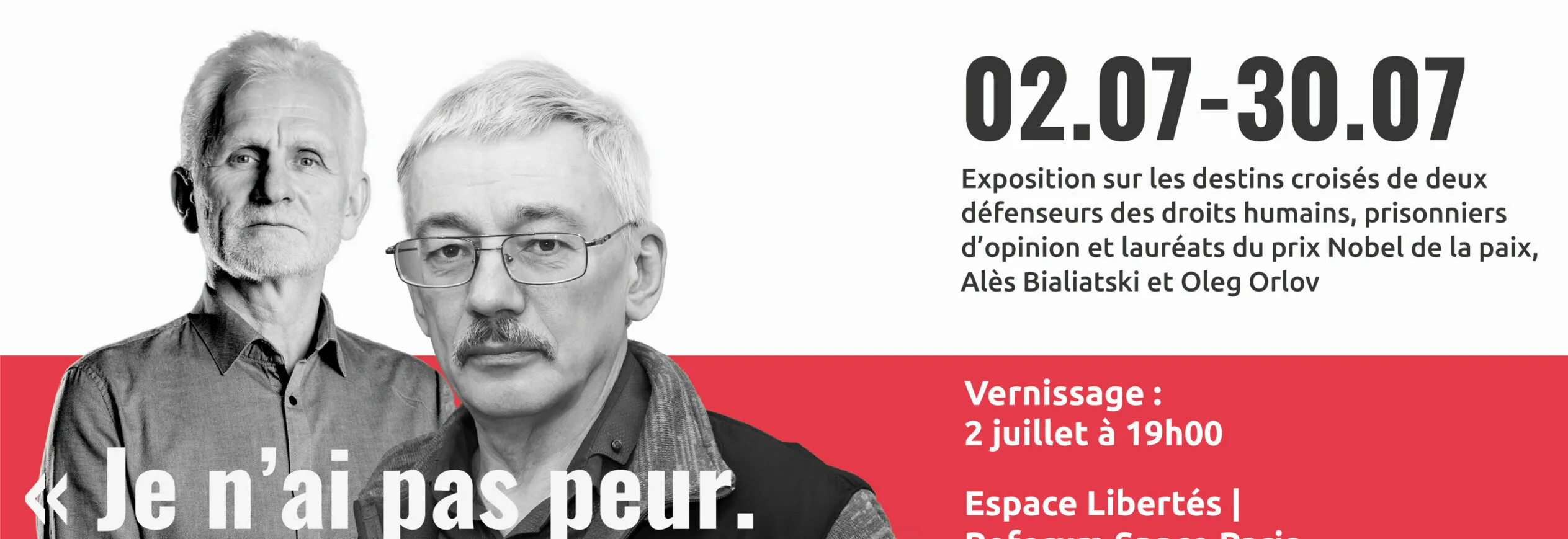 « Je n’ai pas peur. Qu’ils aient peur ! »