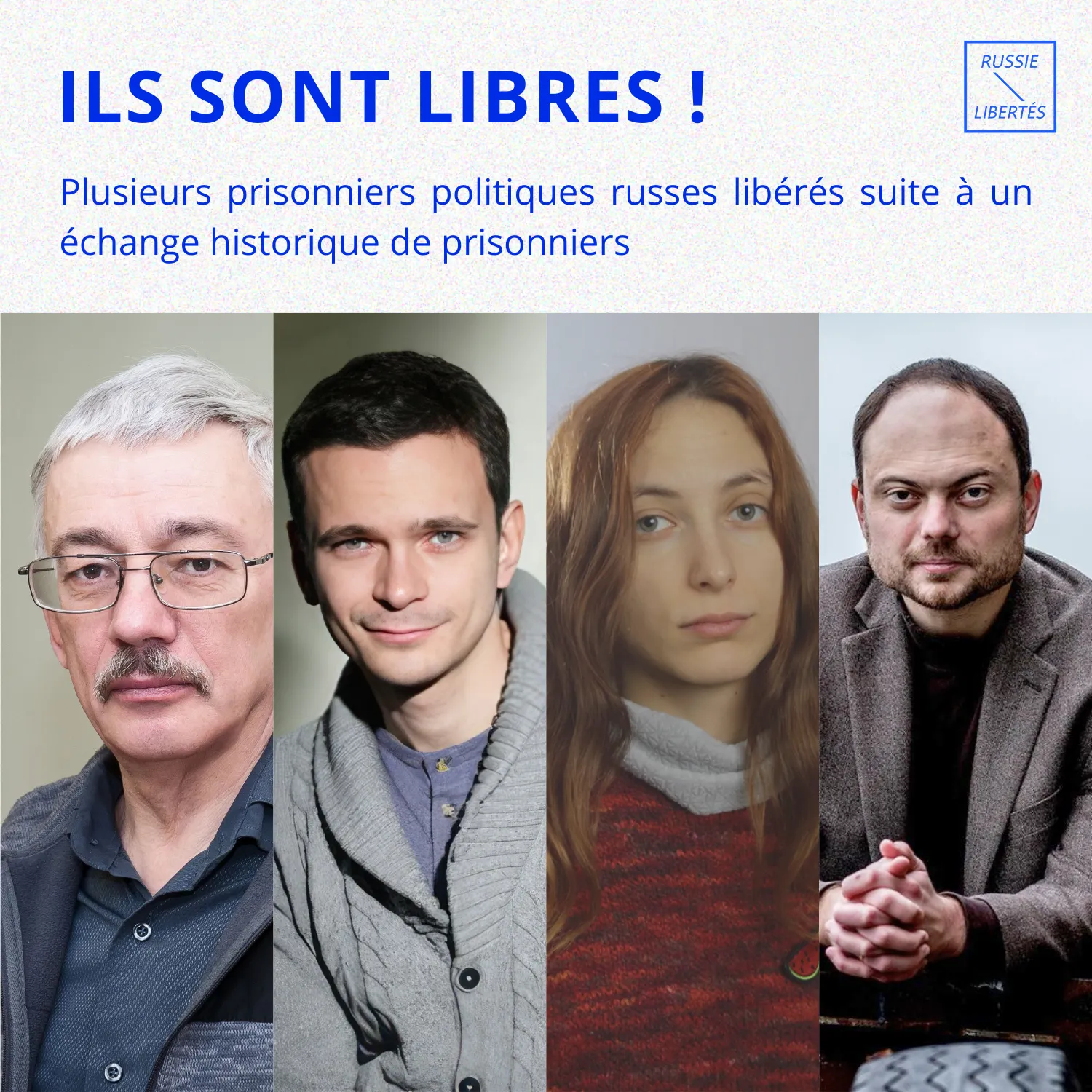 Libération de prisonniers politiques russes