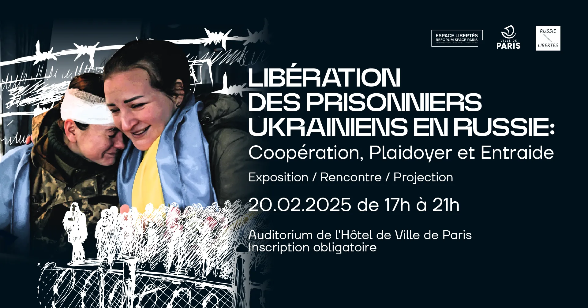 Libération des prisonniers ukrainiens en Russie: coopération, plaidoyer et entraide.