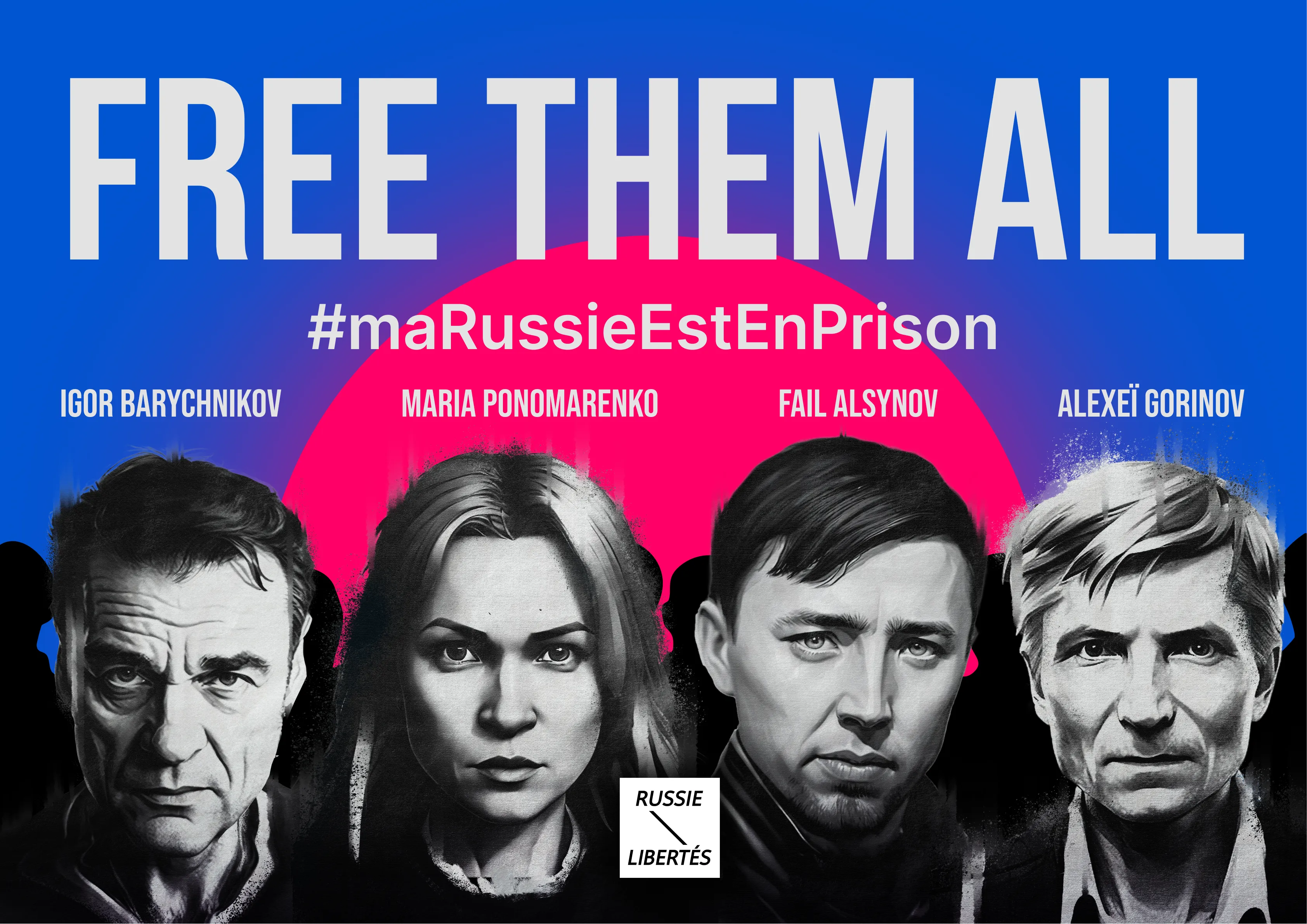 FREE THEM ALL : Soutenez les prisonniers politiques en Russie ! Support political Prisoners of Russia!