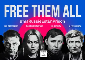 FREE THEM ALL : Soutenez les prisonniers politiques en Russie ! Support political Prisoners of Russia!