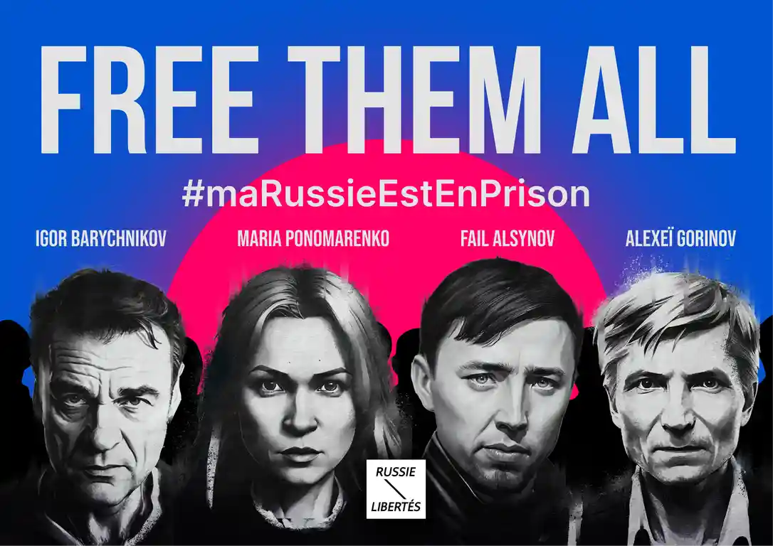 FREE THEM ALL : Soutenez les prisonniers politiques en Russie ! Support political Prisoners of Russia!