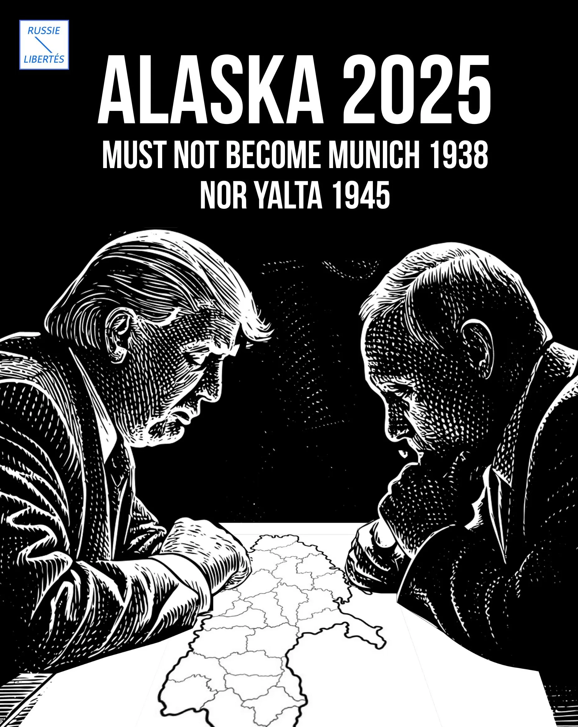L’Alaska 2025 ne doit pas devenir Munich 1938, ni Yalta 1945 / Alaska 2025 must not become Munich 1938, nor Yalta 1945