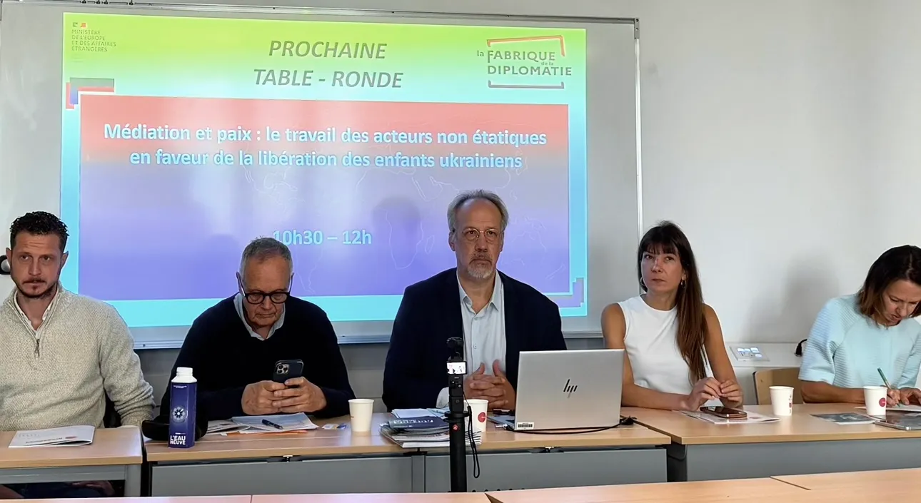 L’action des sociétés civiles russes et ukrainiennes face à la déportation des enfants d’Ukraine - Fabrique de la Diplomatie, 7 septembre 2025, Paris