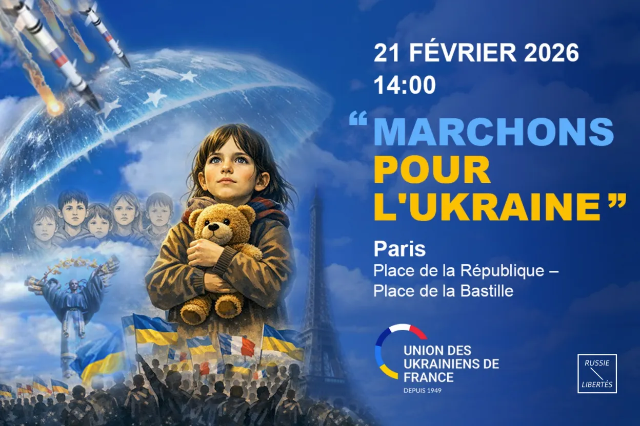 Marche pour l’Ukraine - 21 février 2026