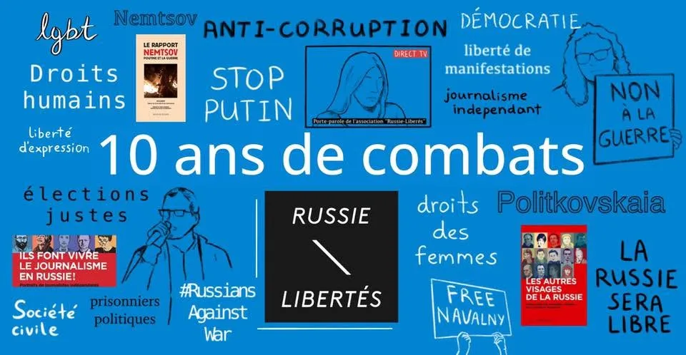 10 ans de combats de Russie-Libertés