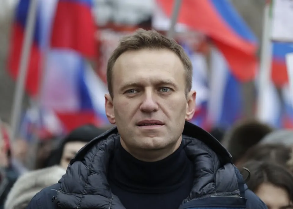 Manifestation en hommage à Alexei Navalny