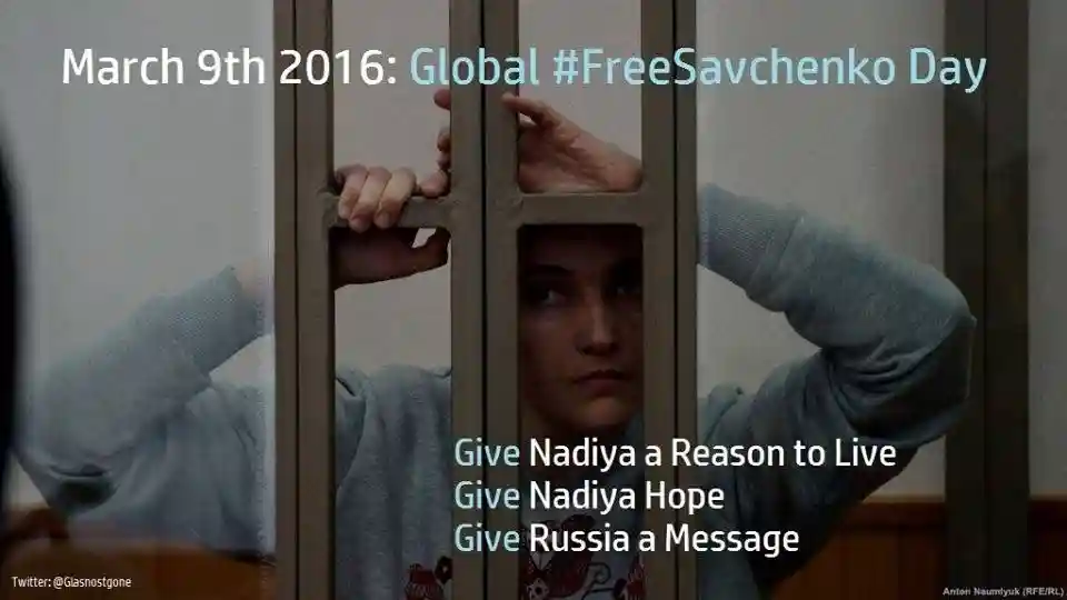 Manifestation en soutien à Nadia Savchenko