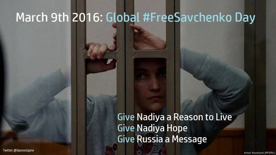 Manifestation en soutien à Nadia Savchenko