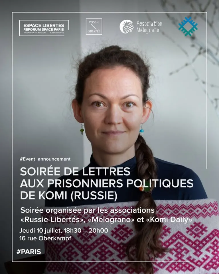 Soirée de lettres aux prisonniers politiques de la région de Komi (Russie)