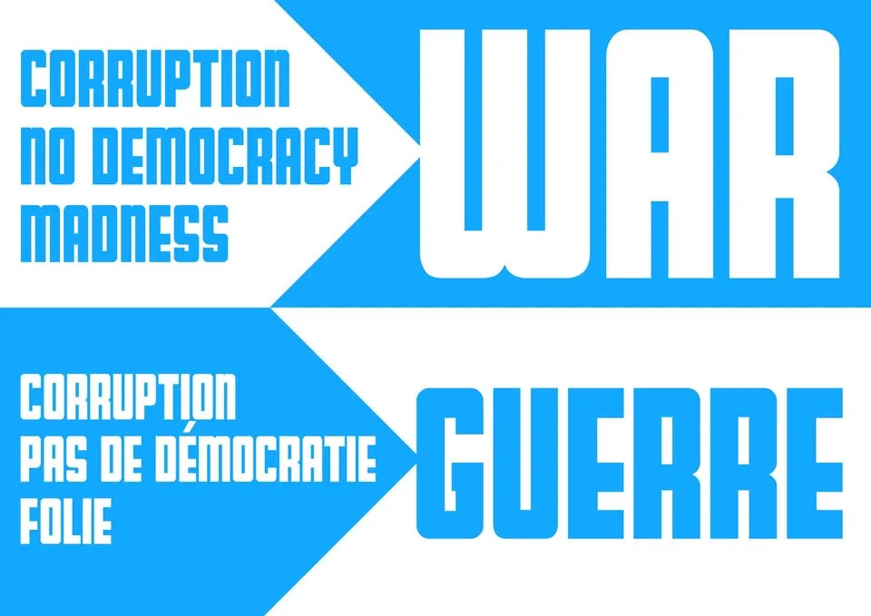Манифестация против войны — Manifestation contre la guerre