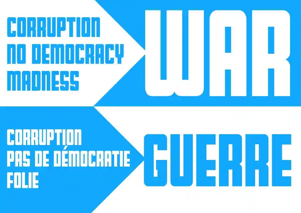 Манифестация против войны — Manifestation contre la guerre