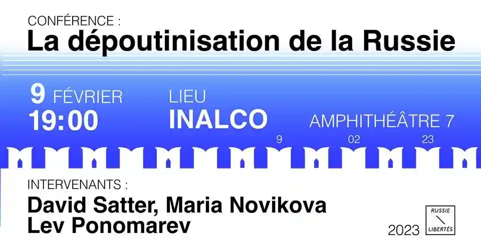 Conférence : Les voies de dépoutinisation de la Russie.