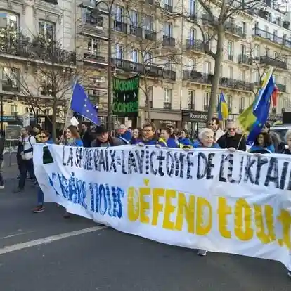 CONTRE LA GUERRE DE POUTINE ET LA COMPLICITÉ DE TRUMP : SOUTENONS L'UKRAINE !