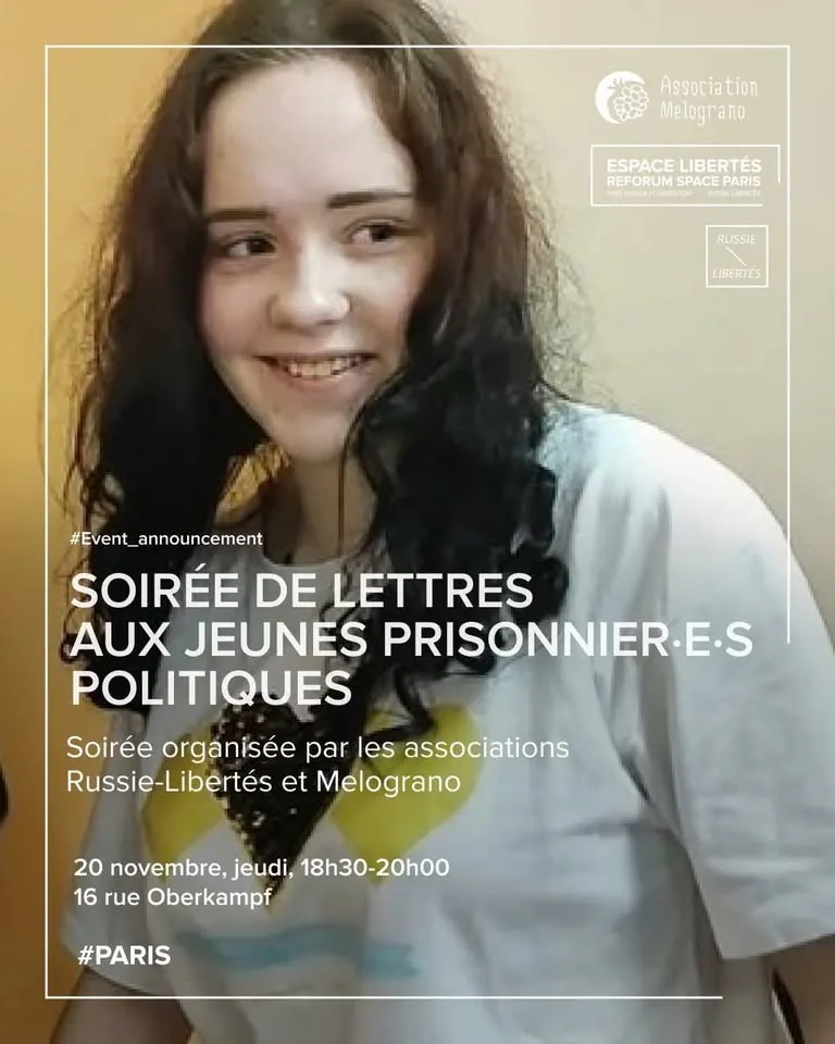 Soirée d’écriture de lettres aux jeunes prisonniers politiques