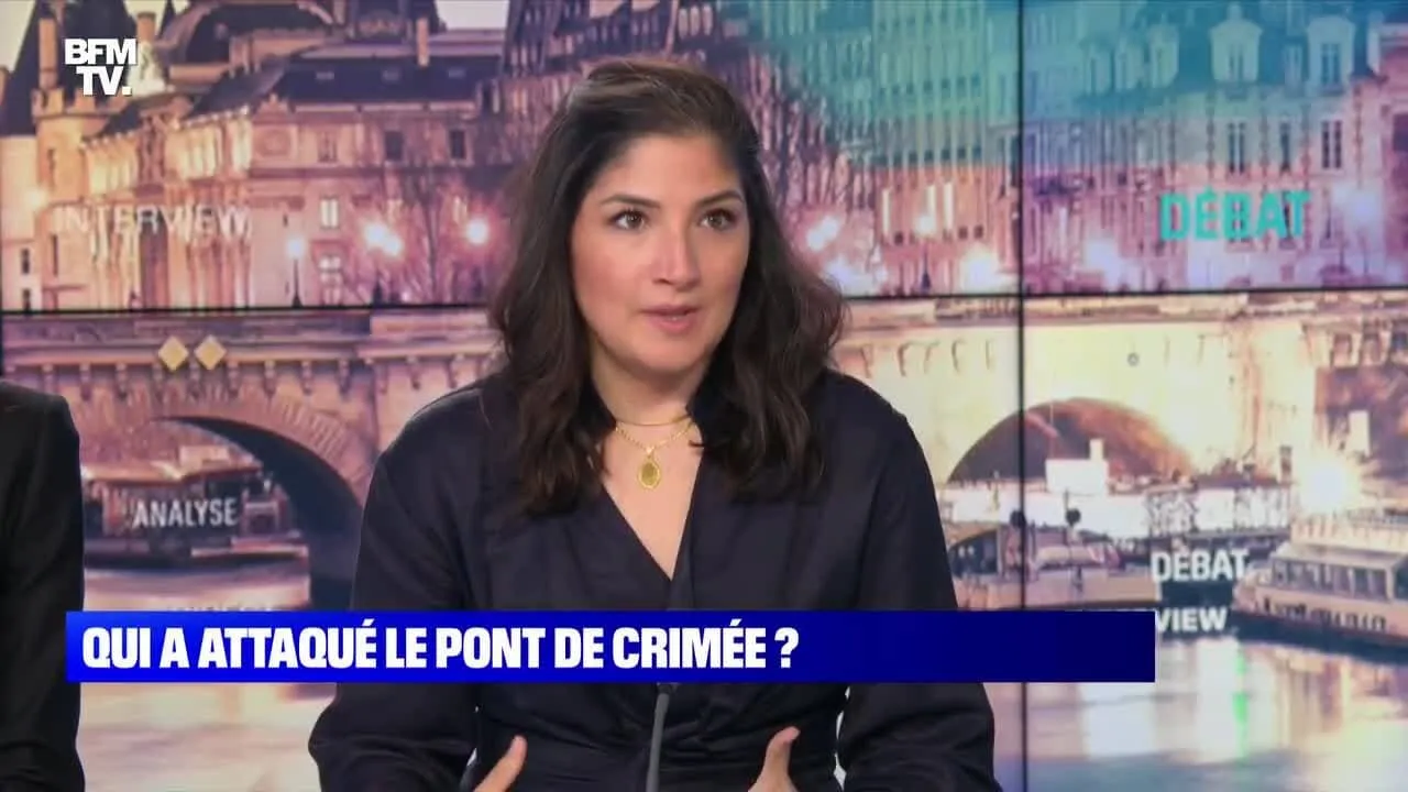 BFMTV: VIDÉO - Une explosion s’est produite sur le pont qui relie la Crimée, qui a été annexée par Moscou, à la Russie. Une explosion endommageant à la fois la partie routière et la partie ferroviaire. Ce pont est très important qu’il y a beaucoup de questions sur l’origine de cette attaque. On en parle avec :...